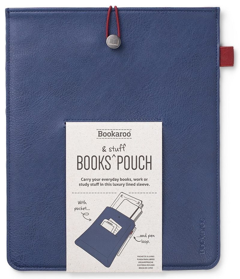 Etui na książkę granatowe if bookaroo books & stuff