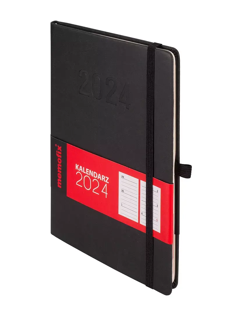 Kalendarz 2024 memo a5 tdw czarny