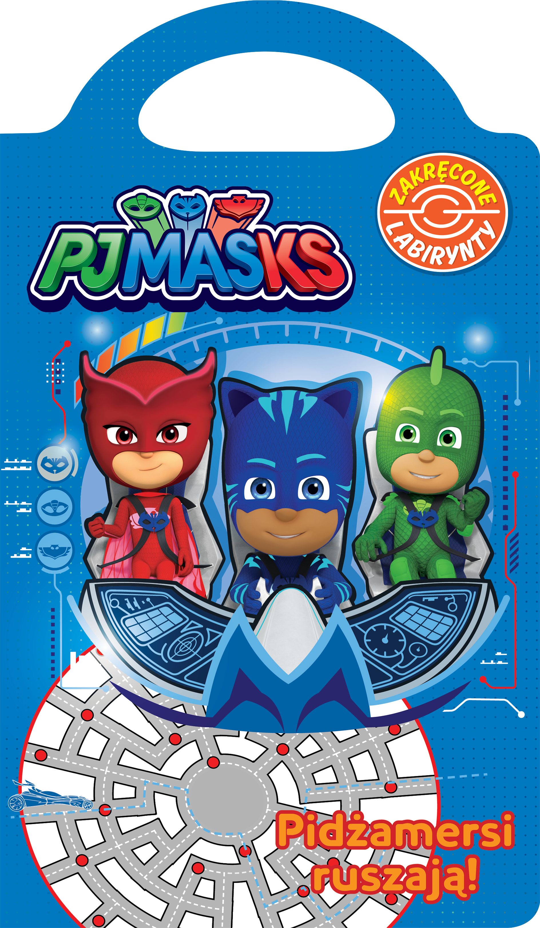 PJ Masks. Zakręcone labirynty. Pidżamersi ruszają!