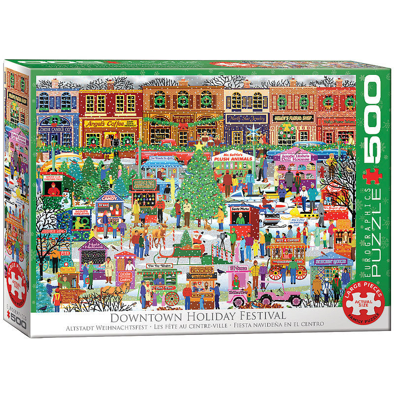 Puzzle 500 downtown holiday festival 6500-5503