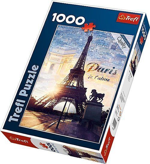 Trefl Puzzle 1000. Paryż o świcie. Wieża Eiffla