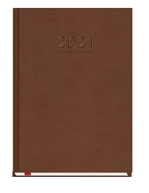 Terminarz 2021 popularny mip ciemny brąz