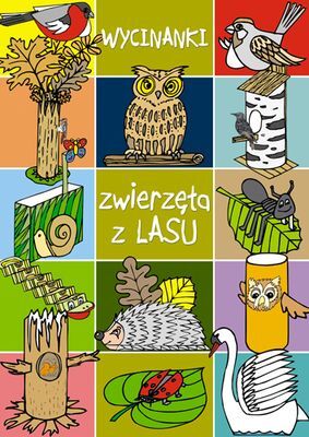 Zwierzęta z lasu wycinanki