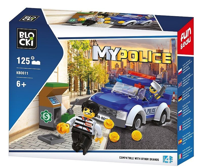 Blocki mypolice 125 elementy napad kb0611