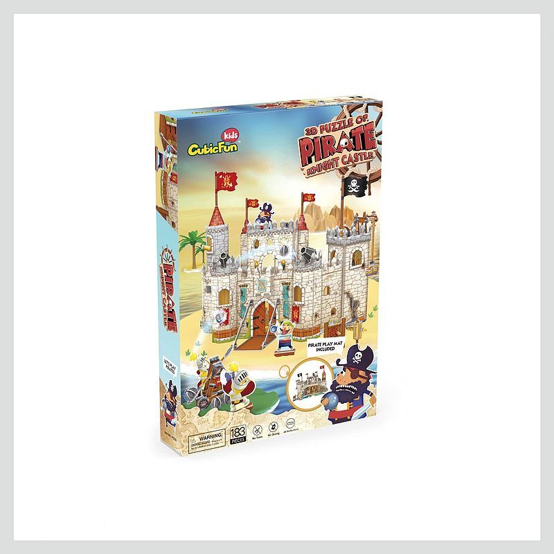 Puzzle 3D Zamek piratów