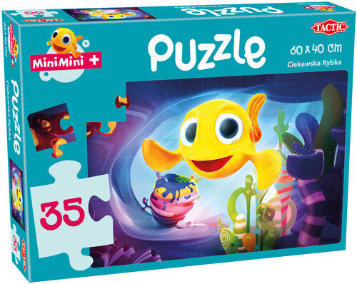 MiniMini Ciekawska Rybka puzzle maxi 35 elementów