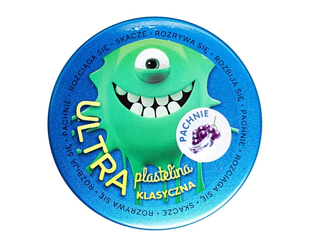 Ultraplastelina pachnąca zielona klasyczna+winogronowy zapach EP04328