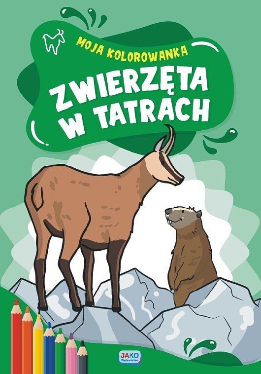 Moja kolorowanka zwierzęta w tatrach
