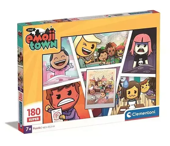 Puzzle 180 super kolor emojii town 29067