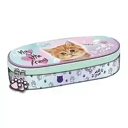Piórnik saszetka usztywniona my little friend pastel kitty