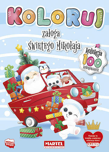 Załoga św. Mikołaja. Koloruj