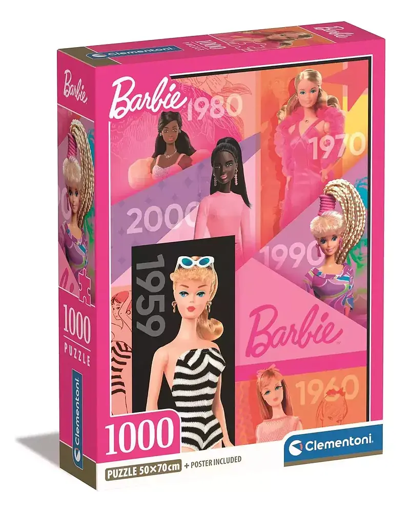 Puzzle 1000 compact barbie 39806
