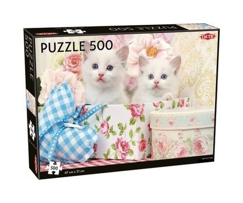 Puzzle White Kittens 500
