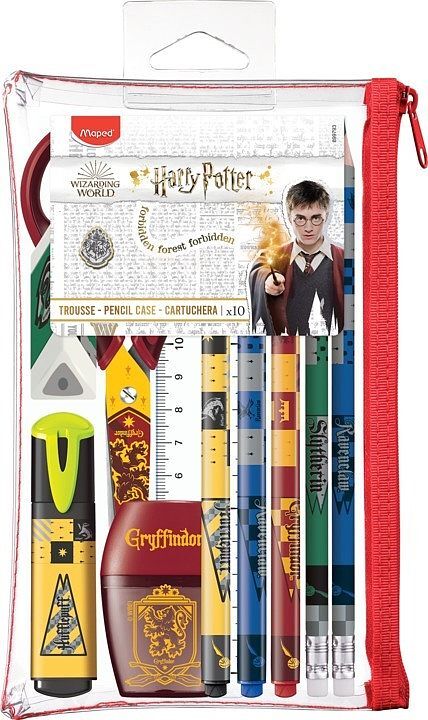 Zestaw 10 art. Szkolnych harry potter w saszetce (12)