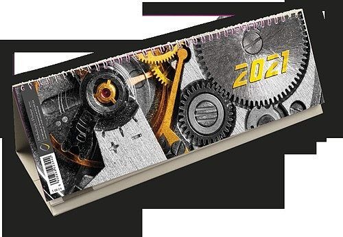 Kalendarz 2021 ze spiralką poziomy mip