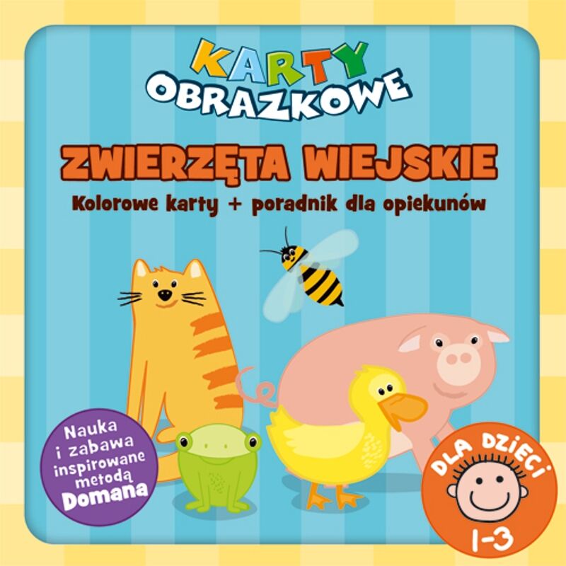 Karty obrazkowe dla dzieci - Zwierzęta wiejskie