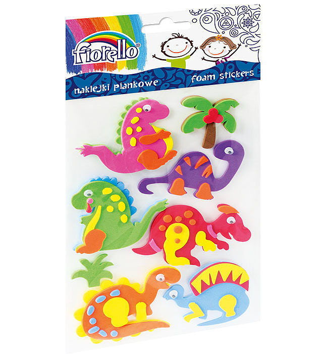 Naklejki piankowe fiorello dinozaury gr-np130