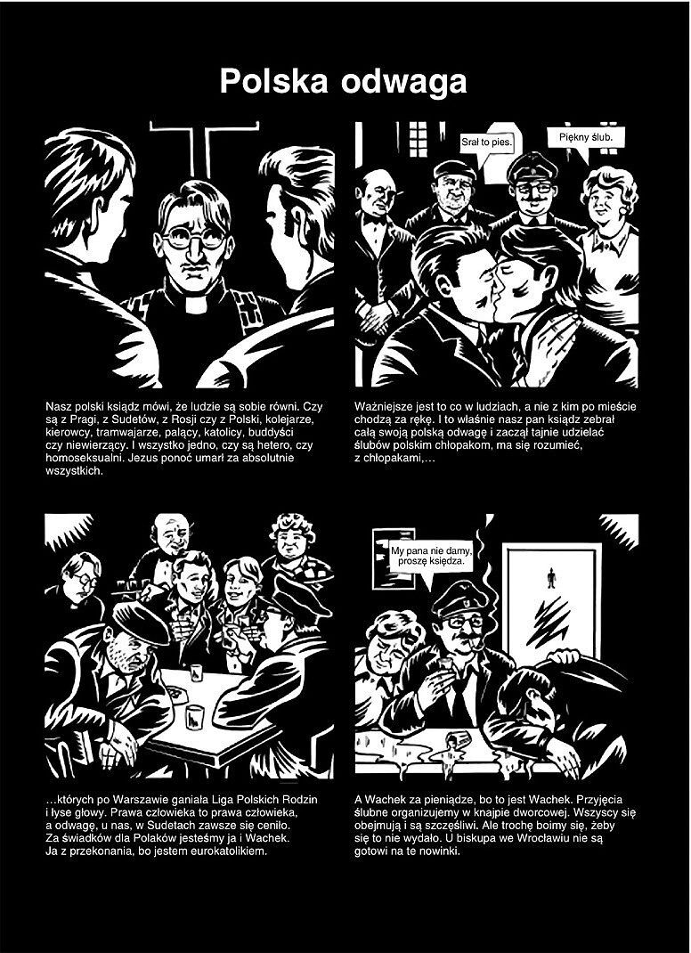 W sąsiednich kadrach - Polacy i Czesi o sobie w komiksie