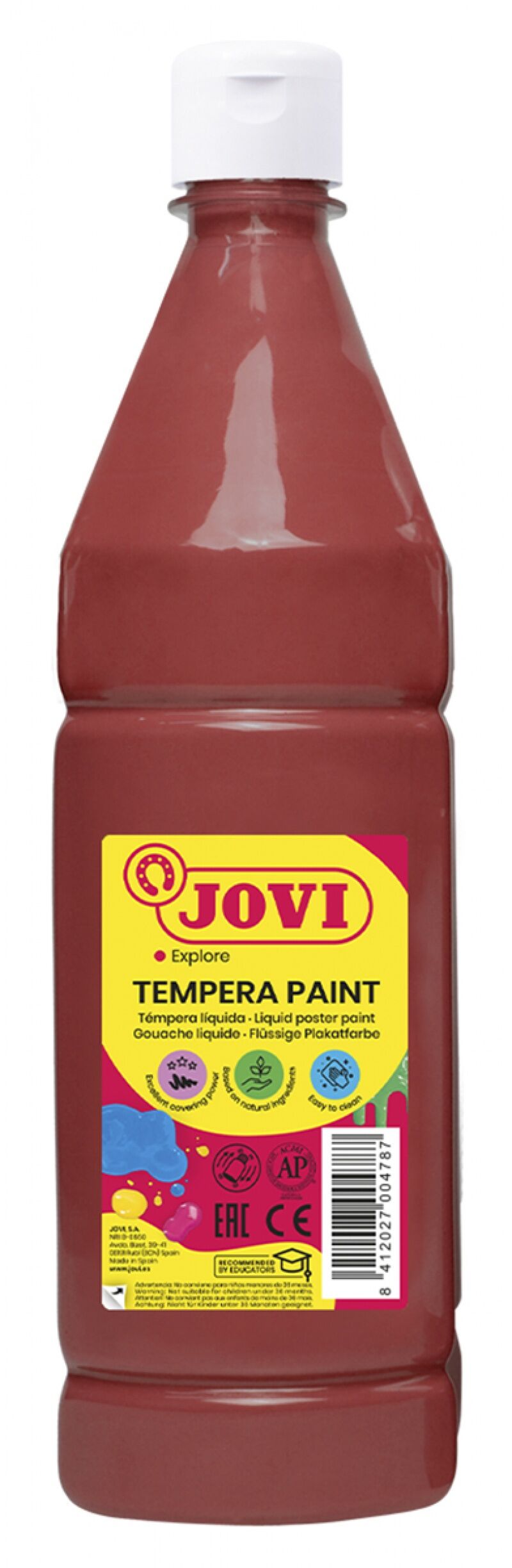 Farba plakatowa JOVI 1000ml brązowa