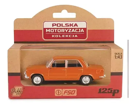 PRL Fiat 125P Brązowy