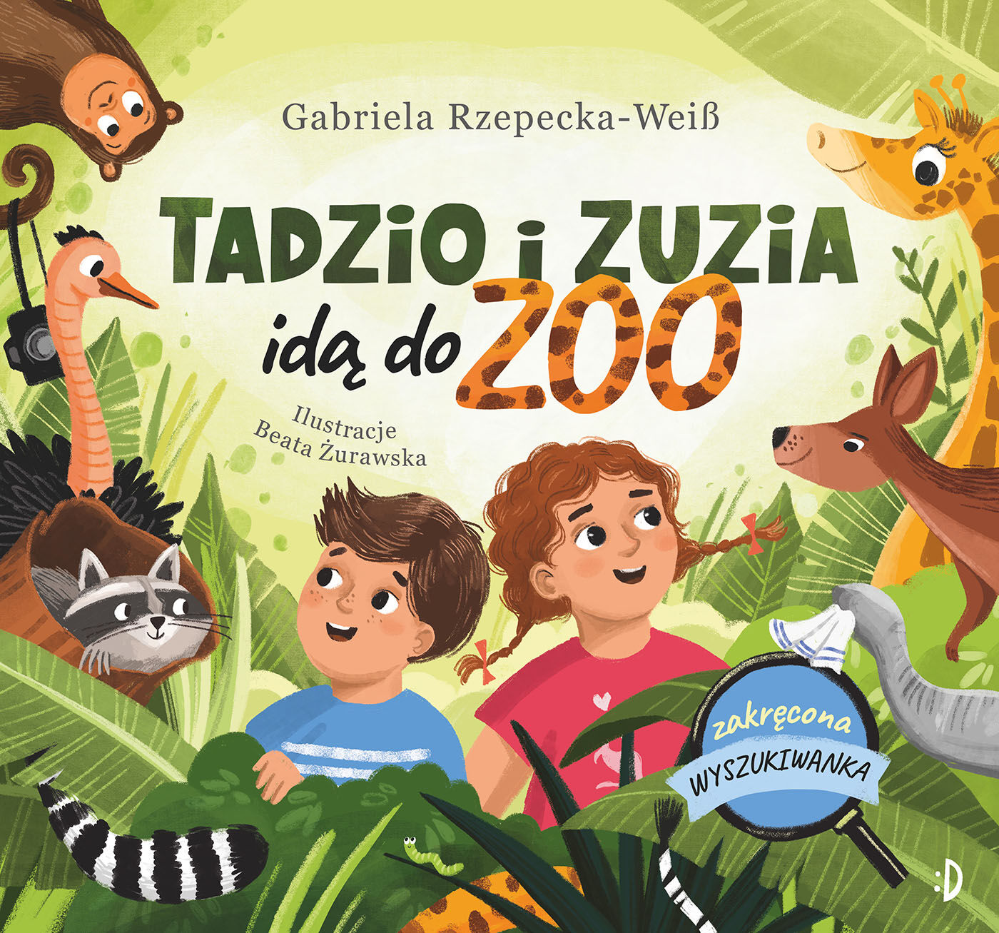 Tadzio i Zuzia idą do zoo. Zakręcona wyszukiwanka