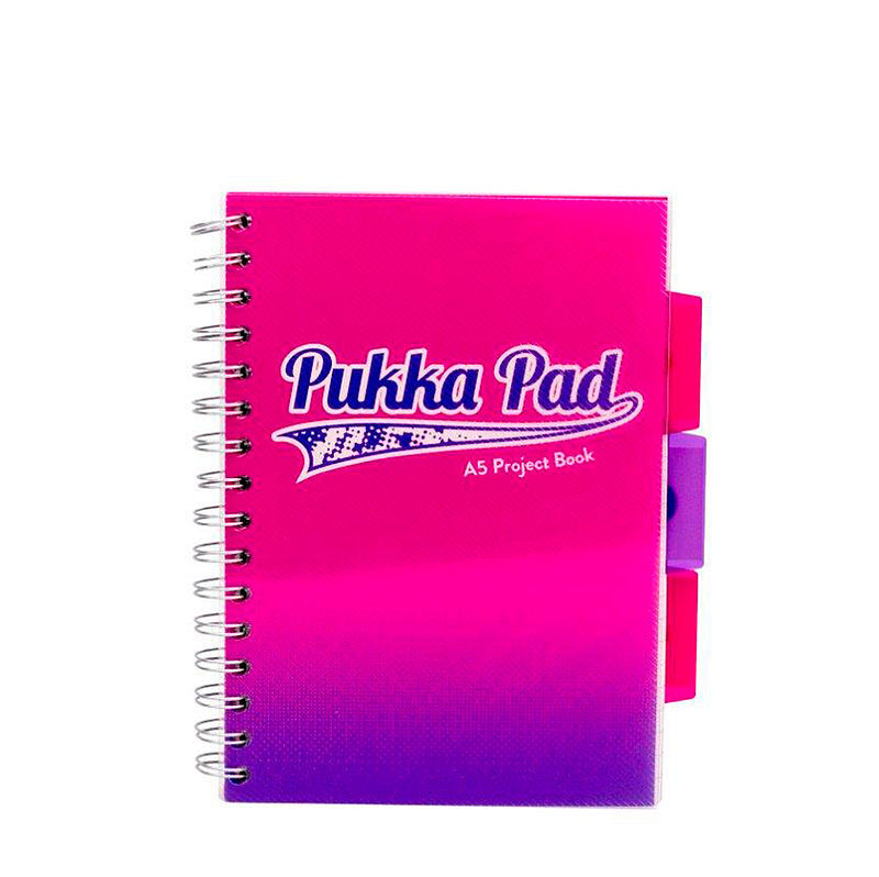 Kołozeszyt pukka pad a5 fusion project book różowy