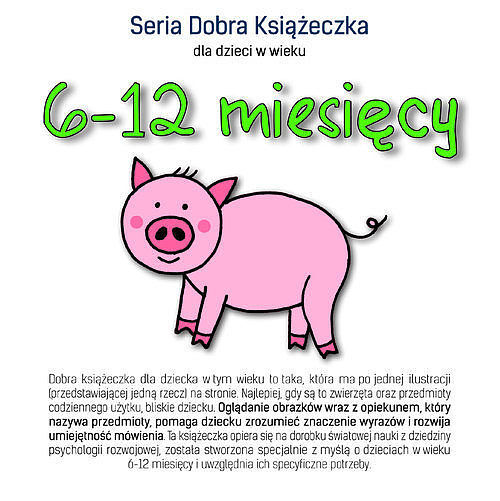 Seria Dobra Książeczka 6-12 miesięcy