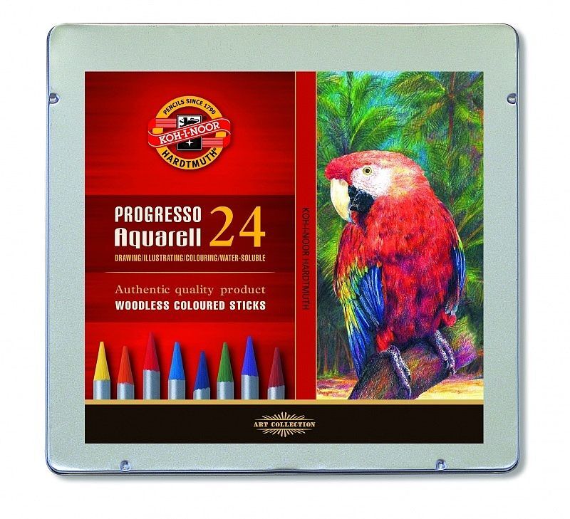 Kredki koh-i-noor progresso 8784 aquarell 24 kolory
