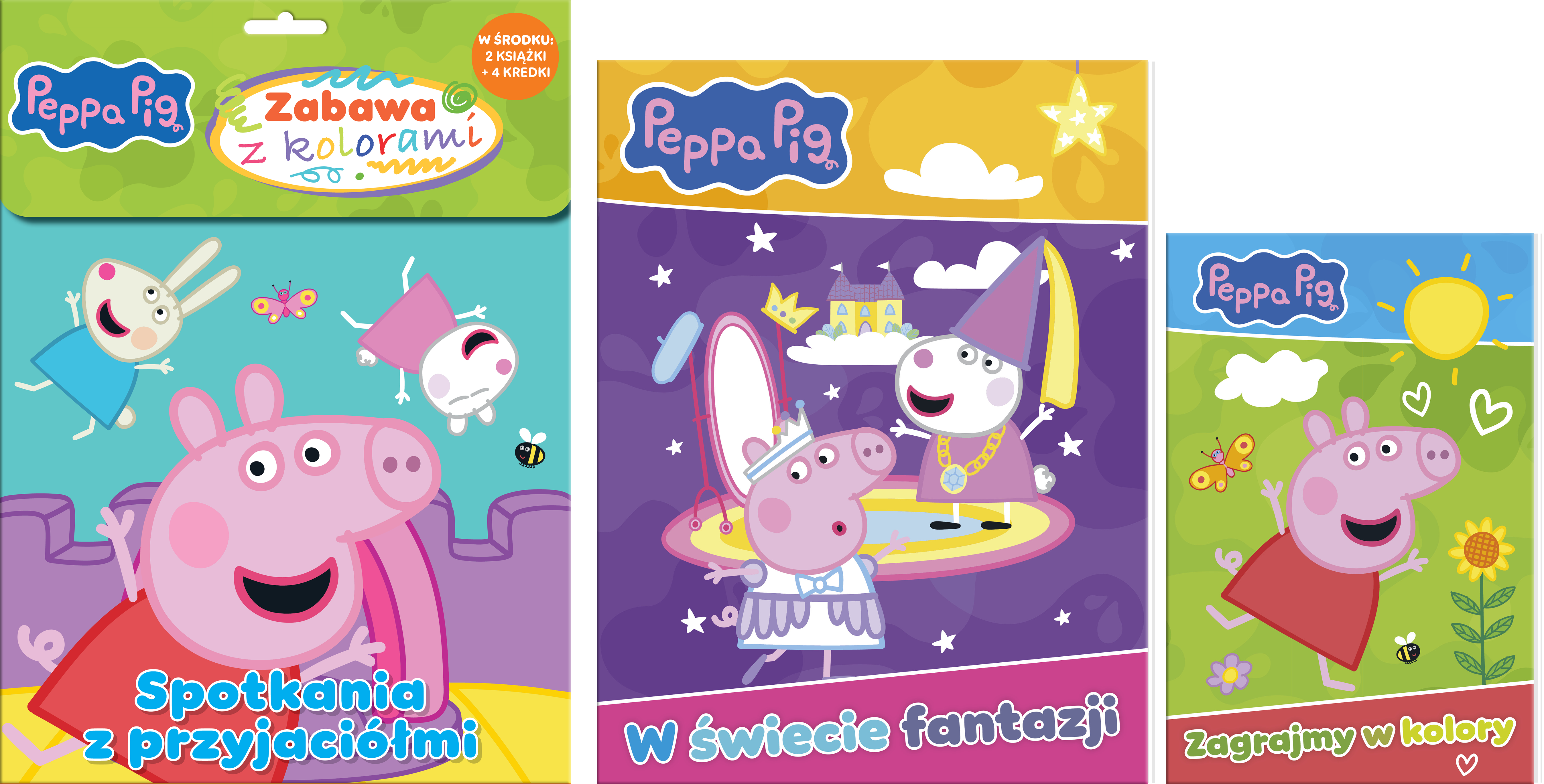 Peppa Pig. Zabawa z kolorami. Spotkania z przyjaciółmi
