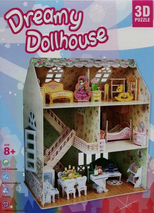 Puzzle 3D Dreamy Dollhouse Domek dla lalek