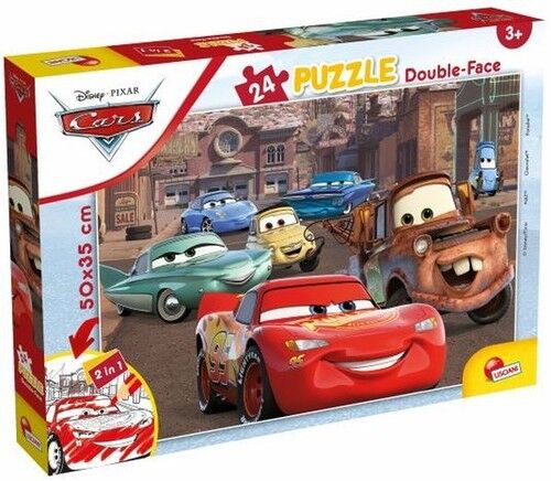 Puzzle 24 dwustronne Auta