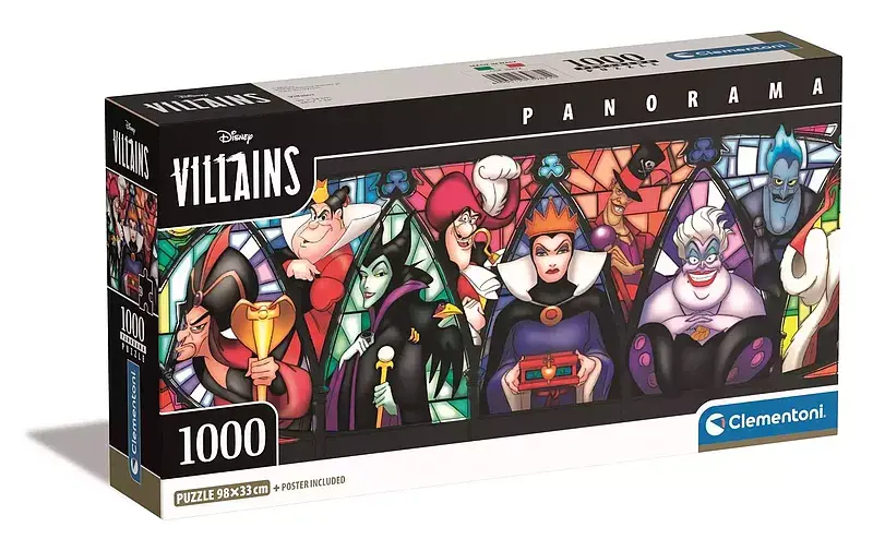 Puzzle panorama 1000 compact villains 39872