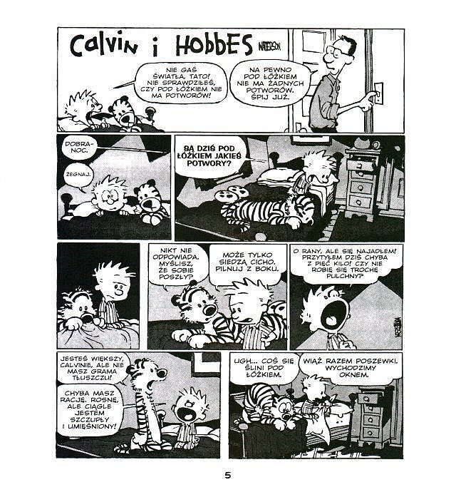 Calvin i Hobbes - 02 - Coś się ślini pod łóżkiem