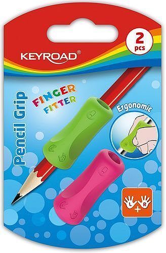 Gumka uniwersalna pencil grip 2 szt keyroad blister