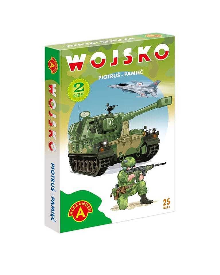 Gra karty piotruś + pamięć wojsko 2613