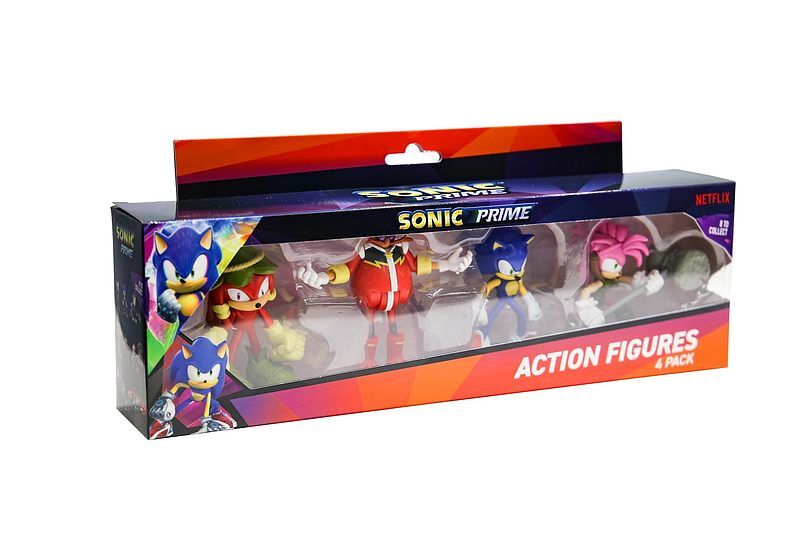 Sonic prime figurka akcji zestaw 4 figurek mix