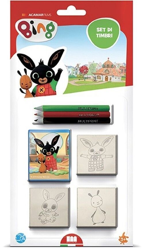 Pieczątki 3 sztuki Bing