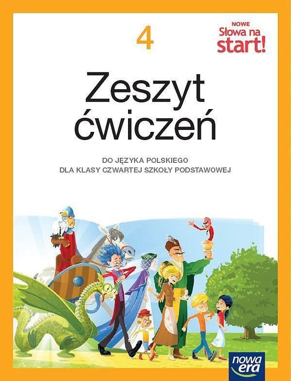 Język polski słowa na start! neon zeszyt ćwiczeń dla klasy 4 szkoły podstawowej edycja 2023-2025