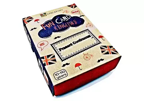 Fun Card English Present Continuous