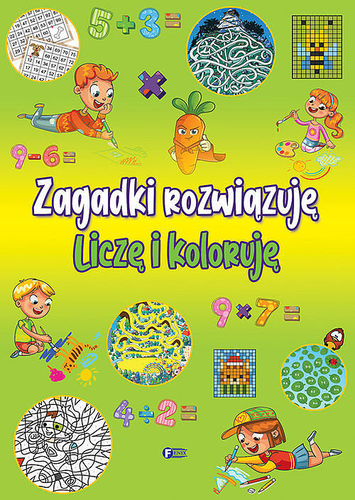 Zagadki rozwiązuję Liczę i koloruję