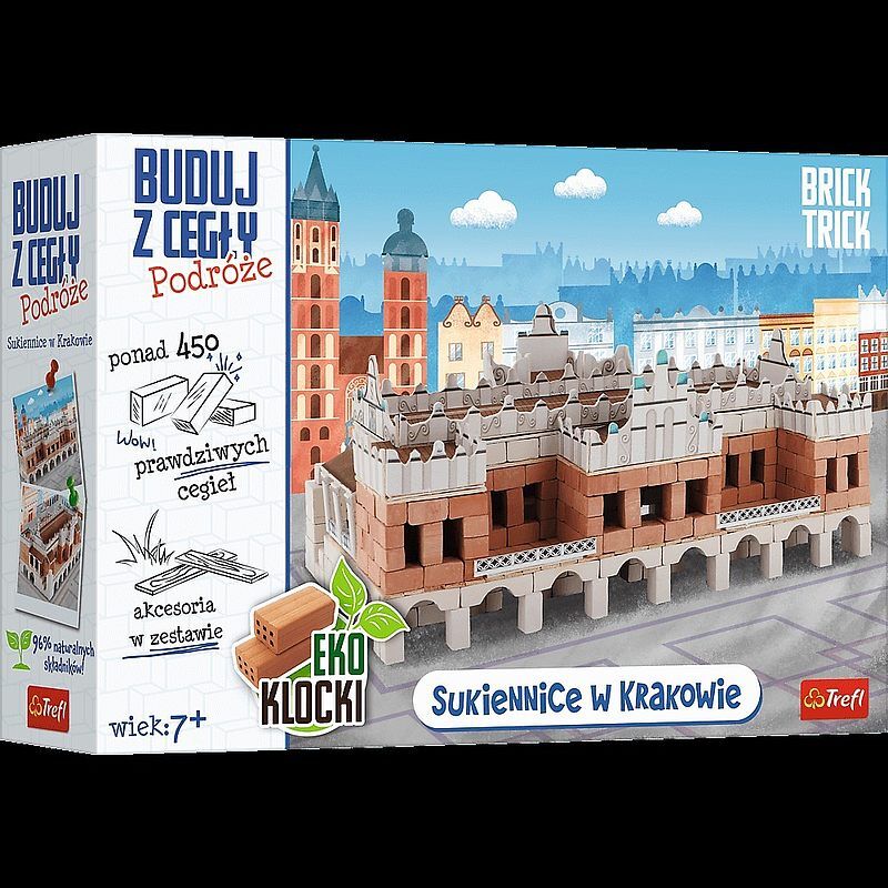 Brick trick buduj z cegły podróże sukiennice eko 61549