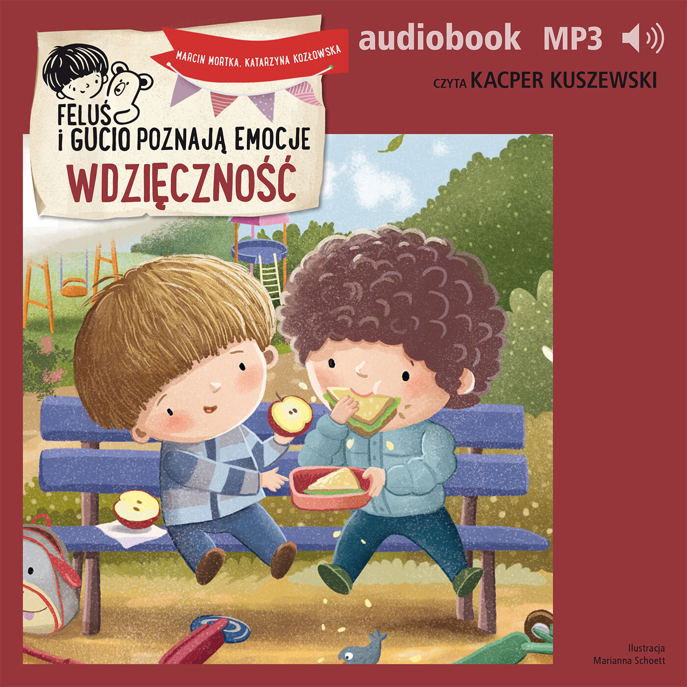 Feluś i Gucio poznają emocje. Wdzięczność (audiobook MP3)