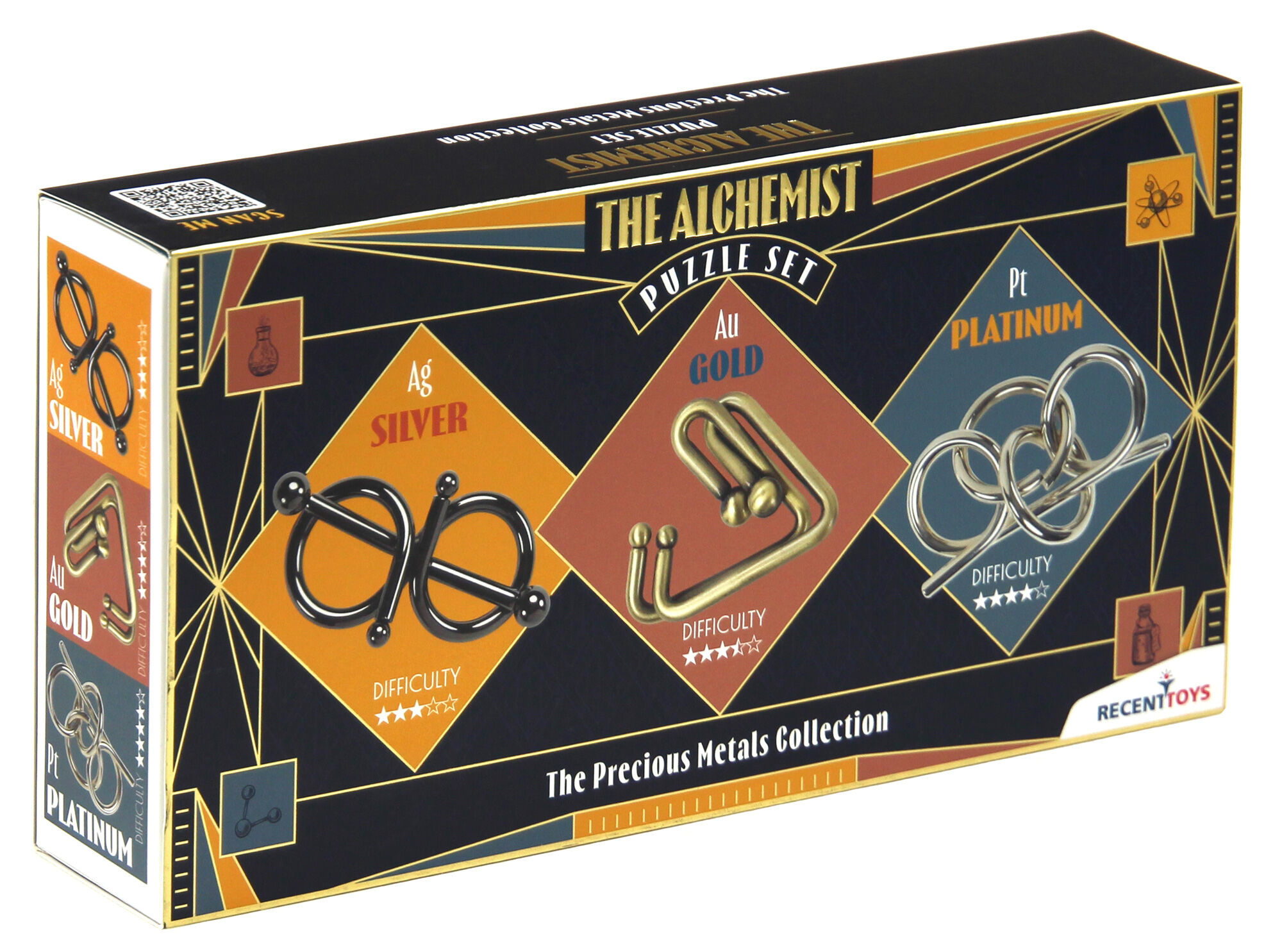 Łamigłówka The Alchemist Puzzle zestaw 3 szt.