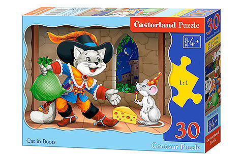 Puzzle 30 kot w butach