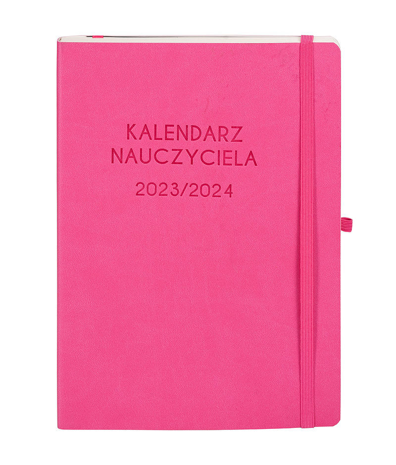 Kalendarz nauczyciela 2023/2024 b5 tdw różowy