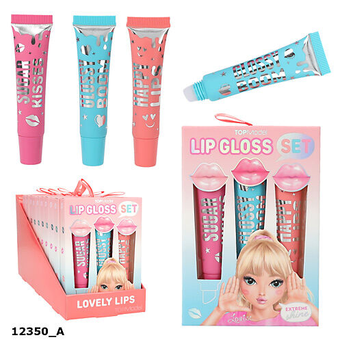 Błyszczyk do ust Top Model BEAUTY&ME 3szt mix 12350A