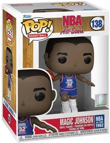 POP Sports: NBA Legends - Magic Johnson /Blue All Star Uniform 1991