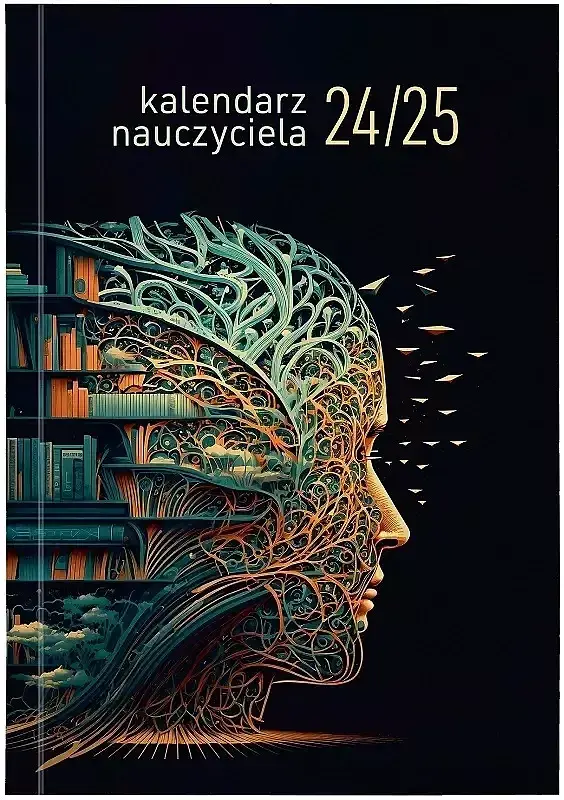 Kalendarz 2024/2025 nauczyciela a5 bezbarwny modern