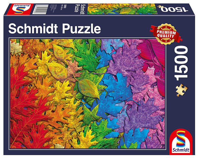 Puzzle 1500 pq kolorowe liście 111096