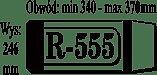 Okładka iks r-555 (50 sztuk w paczce)